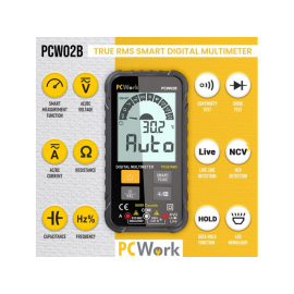 Digitalni multimetar PCWork SMART PCW02B; True RMS