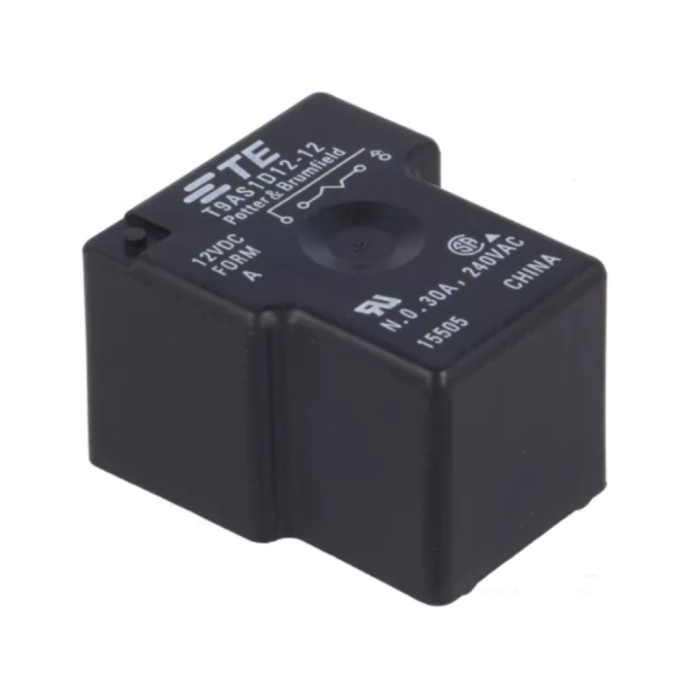 Relej 12VDC 30A print 4pin; T9AS1D12-12 TE Connec.