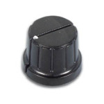 Dugme potenciometra 20,8/6mm plastično crno