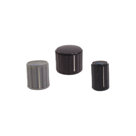 Dugme potenciometra 20/6mm plastično sivo- - - - -