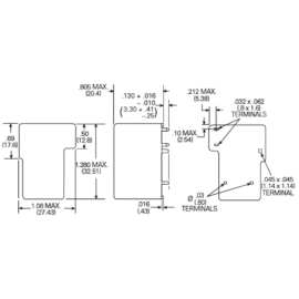 Relej 12VDC 30A print 4pin; T9AS1D12-12 TE Connec.