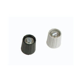 Dugme potenciometra 15/6mm plastično crno- - - - 