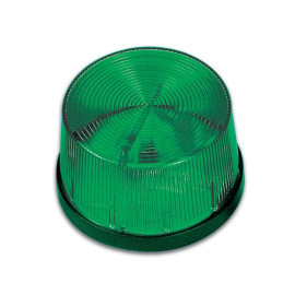 Stroboskop mini 12VDC 70x64mm zeleni