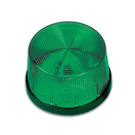 Stroboskop mini 12VDC 70x64mm zeleni