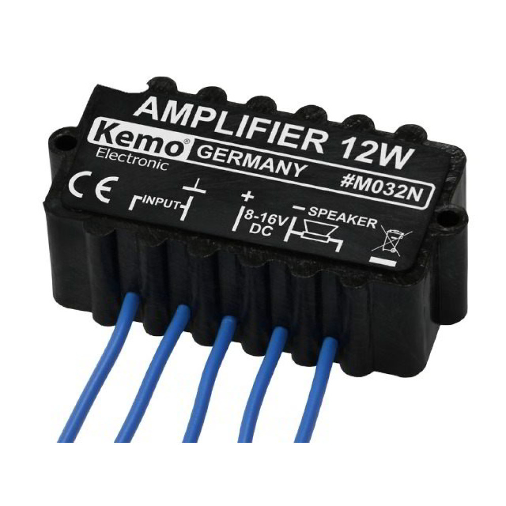 Modul pojačalo 12W 12V mono M032N Kemo Modul pojačalo 12W 12V mono M032N Kemo
