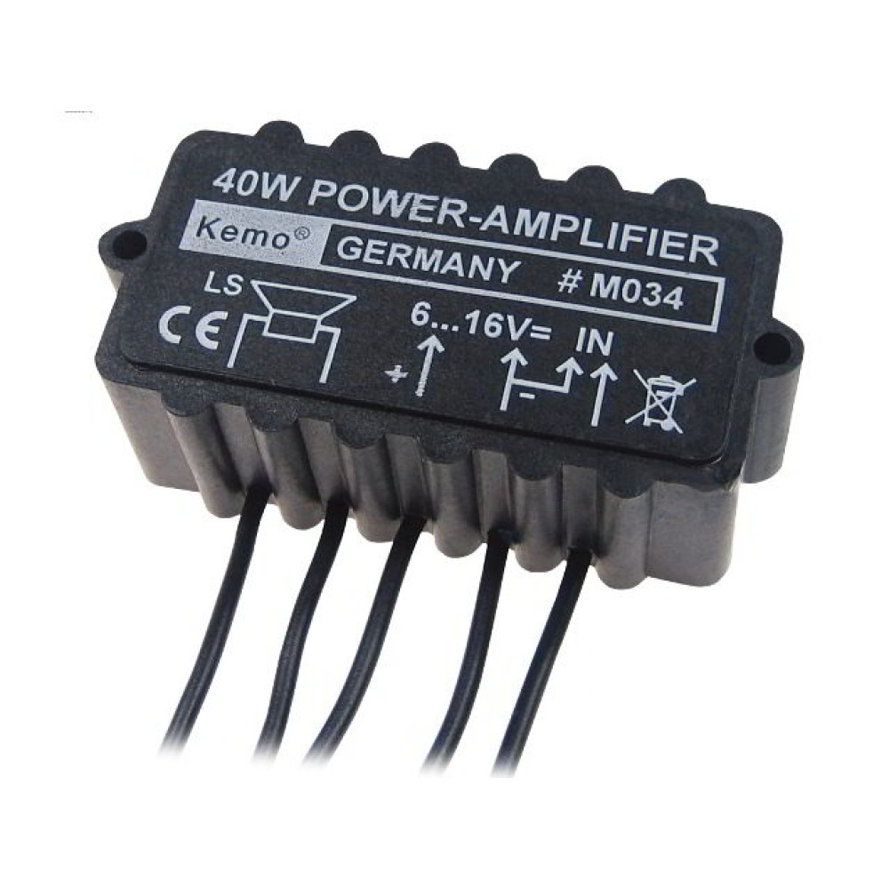 Modul pojačalo 40W 16V mono M034 Kemo Modul pojačalo 40W 16V mono M034 Kemo