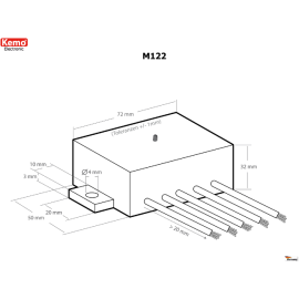Modul luxomat 12VDC 3A M122 Kemo