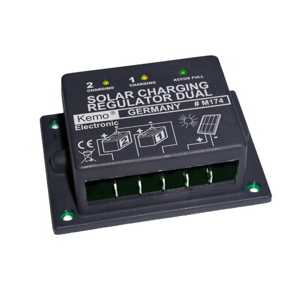 Modul regulator punjenja 12V 2x8A solar. M174 Kemo Modul regulator punjenja 12V 2x8A solar. M174 Kemo
