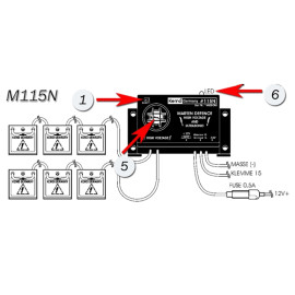 Modul rastjerivač kuna za auto M115N Kemo- - - - -