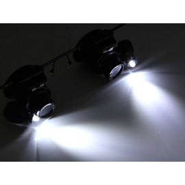 Urarsko povećalo / naoćale; LED; 20x15mm