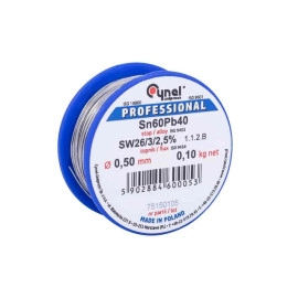 Tinol 0,5mm 100g Sn60 Pb40, Cynel