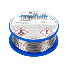 Tinol 1,0mm 100g  Sn60 Pb40, Cynel