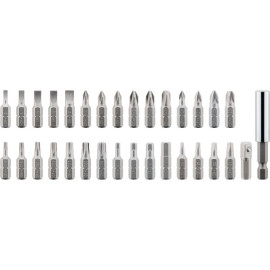 Odvijač set s 42 nastavaka; krom-vanadium čelik