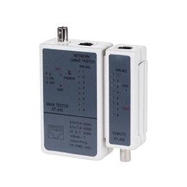 Tester kabelova RJ45 + BNC; CAT5 CAT6; ST-248