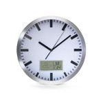 Sat analogni + termometar + higrometar 25cm WC100