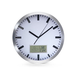 Sat analogni + termometar + higrometar 25cm WC100