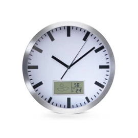 Sat analogni + termometar + higrometar 25cm WC100