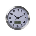 Sat analogni + termometar + higrometar 35cm WC102
