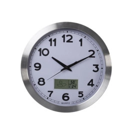 Sat analogni + termometar + higrometar 35cm WC102