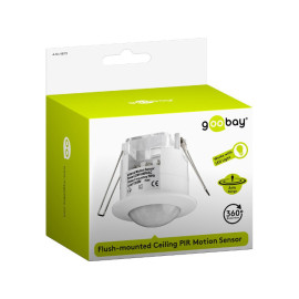 Senzor pokreta 360° stropni, 230VAC, 6m, LED, IP20