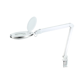 Lampa s povećalom LED 10W; 5x stolna bijela