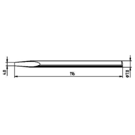 Vrh za lemilicu Ersa 80S 4,8mm 0082KD