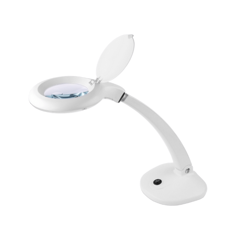 Lampa s povećalom LED 6W 3x+12x stolna bijela Lampa s povećalom LED 6W 3x+12x stolna bijela