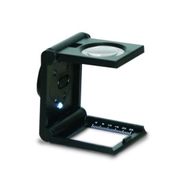 Povećalo Linen Tester 5x 25x25mm + LED 3058 Konus