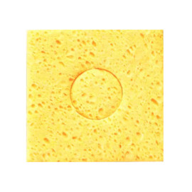 Spužva za lemilicu s rupom; 70x70x10mm