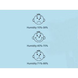 Termometar + higrometar -50-70°C / 10-99RH smajlić