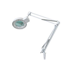 Lampa s povećalom 5x stolna bijela