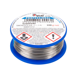Tinol 0,7mm 100g Sn60 Pb40, Cynel