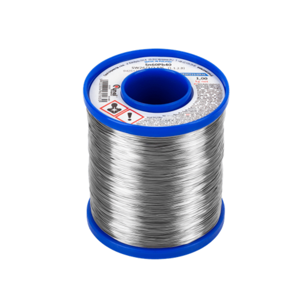 Tinol 1,0mm 1000g Sn60 Pb40, Cynel Tinol 1,0mm 1000g Sn60 Pb40, Cynel