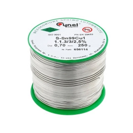 Tinol 0,7mm 250g Sn99 Cu1 bezolovni, Cynel