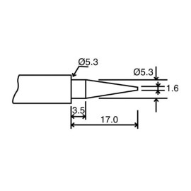Vrh za lemnu stanicu Velleman 1,6mm VTSSC10,20,30