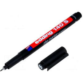 Flomaster 0,3mm Edding 140 vodootporni; crni