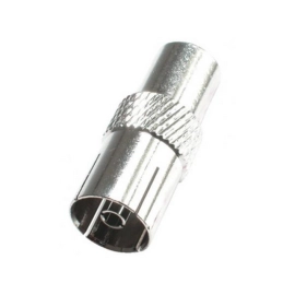 Utičnica koaks ravna metalna za kabel; navoj
