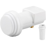 LNB Single Goobay 0.1db; 8K UHD; vodootporan