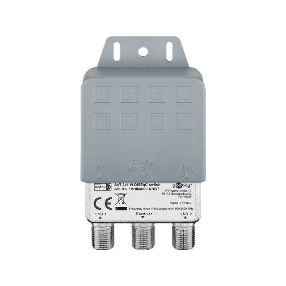DISEqC sklopka 2/1 900-2400MHz 3dB