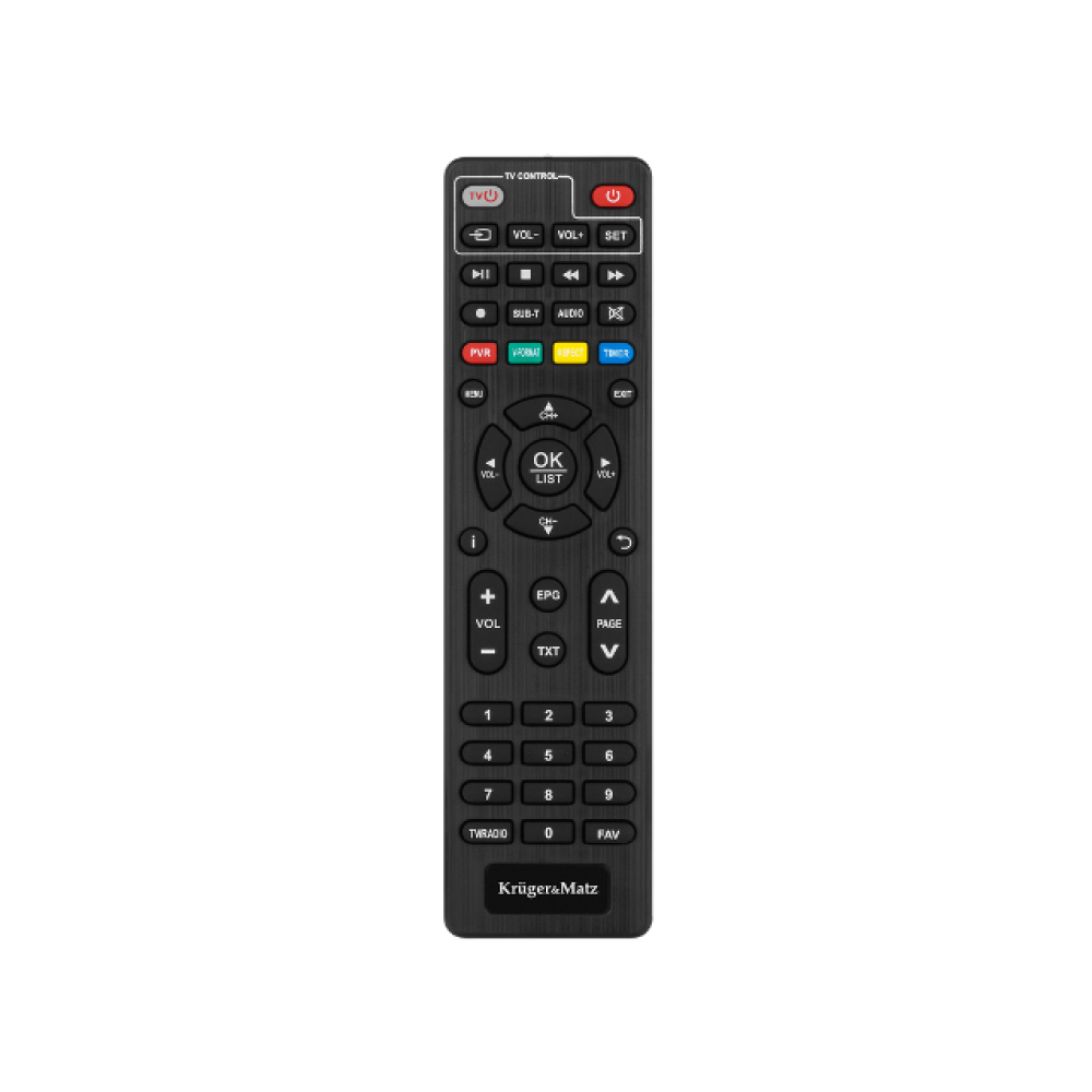 Daljinski za DVB-T2 prijamnik K&M KM0550D