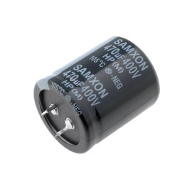Elko 390uF 400V 105°C 25x45mm 20% snap-in Nichicon