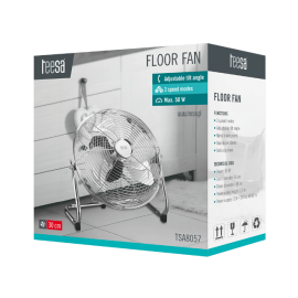 Ventilator podni metalni 36cm, 50W; Teesa