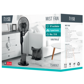 Ventilator samostojeći sa vodenom maglom 125cm 75W
