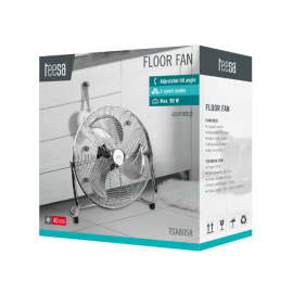 Ventilator podni metalni 46cm, 90W; Teesa