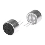 Mikrofon kond. electret 9x7mm; 1-10V