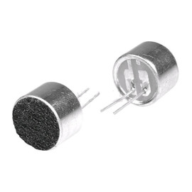 Mikrofon kond. electret 9x7mm; 1-10V