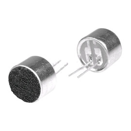 Mikrofon kond. electret 9x7mm; 1-10V