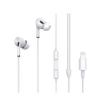 Slušalice za iPhone 7/8 lightning WE08; 1,2m; bij.