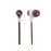 Slušalice mini Snopy MP3; 3.5mm SN-C12 smeđe