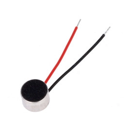 Mikrofon kond. elect. 1-10VDC 9,7x6,5mm sa žicom -